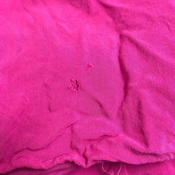 Vince Camuto 1X Plus Hot Pink Sheath Midi Dress Side Slits Summer Beach Resort - Picture 9 of 13